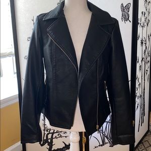 a.n.a. Faux leather jacket